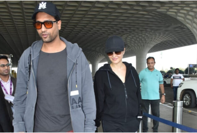 Vicky Kaushal and Katrina Kaif spotted at airport