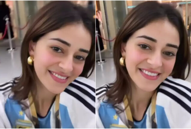 Ananya Panday is enjoying FIFA World Cup matches in Qatar