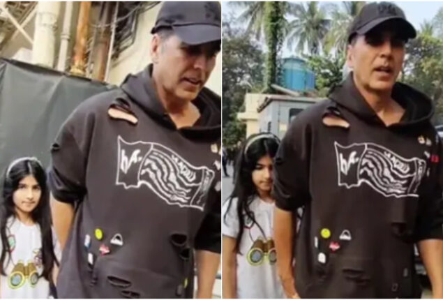 Akshay Kumar with daughter Nitara to see Avatar