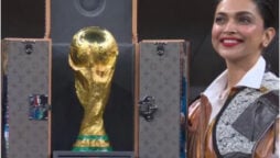 Deepika Padukone displays FIFA World Cup 2022 trophy