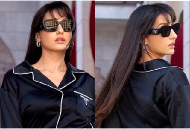 Nora Fatehi’s skirt suit is stylish; Check her bag’s pricing