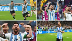 Argentina wins world cup, supporters cheer Lionel Messi
