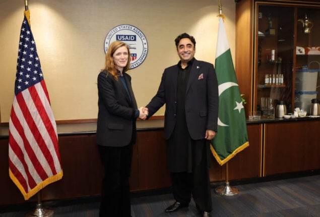 USAID Administrator assures support in flood rehabilitation to FM Bilawal