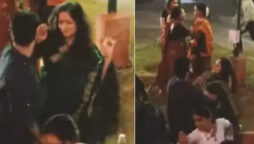 Couple dances Sajana Ji Vari Vari but internet loves background girls