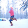Canadian Influencer doing bhangra in -40° is all about good vibes
