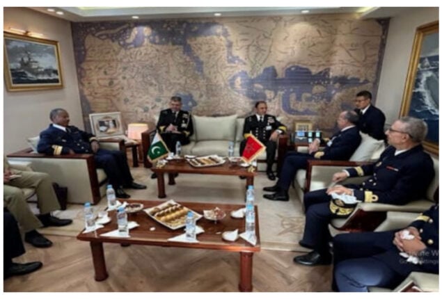 CNS Admiral Amjad Khan Niazi meet with Moroccan Naval Chief  