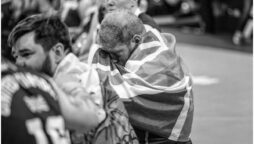 Prince Harry pictured 'in tears'