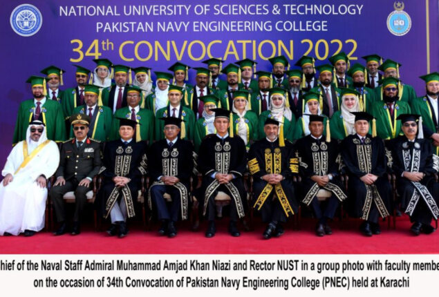 4th convocation ceremony held at Pakistan Nay Engineering College