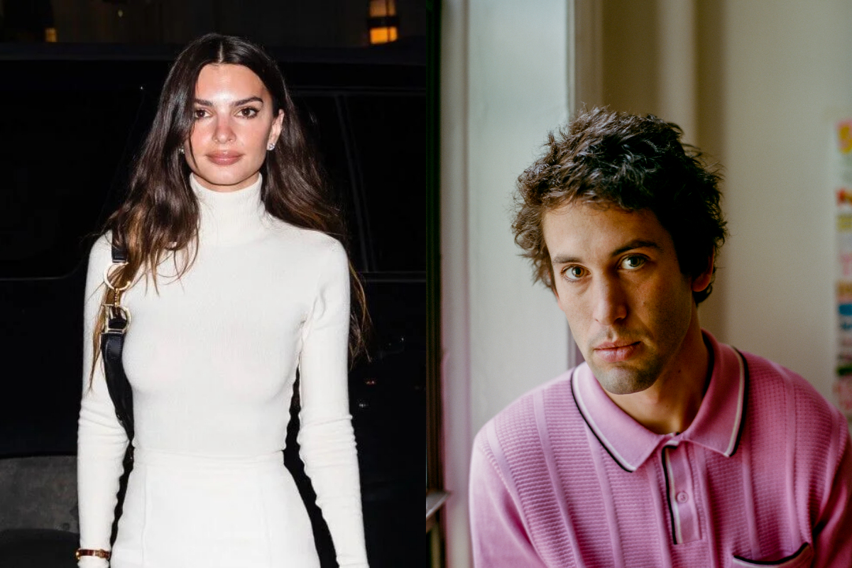 Emily Ratajkowski was seen kissing Jack Greer outside NYC apartment