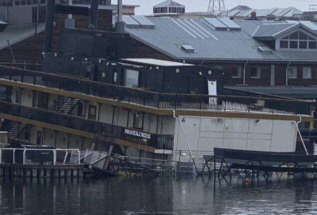 Lakeside Miller, Carter floating restaurant begins to sink in UK