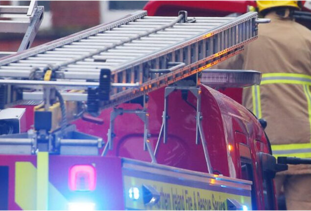 West Belfast apartment fire