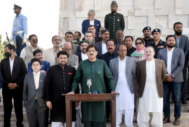 CM Sindh calls for unity to face financial, terrorism challenges
