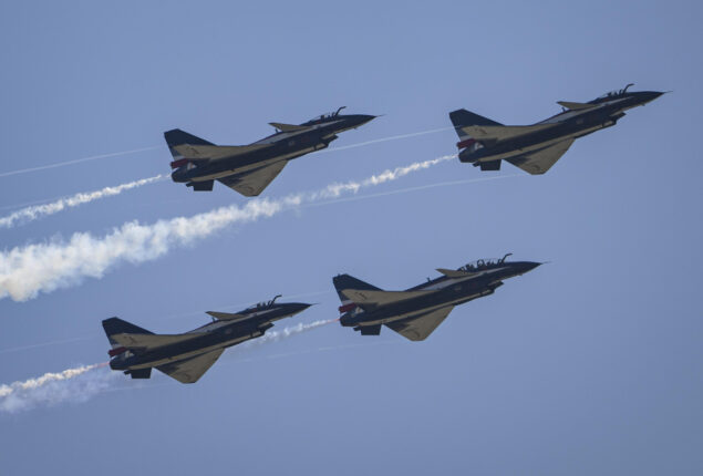 China carries out military exercises near Taiwan and Japan