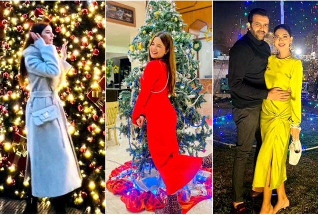 Areeba Habib, Sunita Marshall & Azekah celebrates Christmas