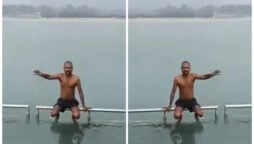 Man offers to swim in holy river for ₹10 per devotee: Watch