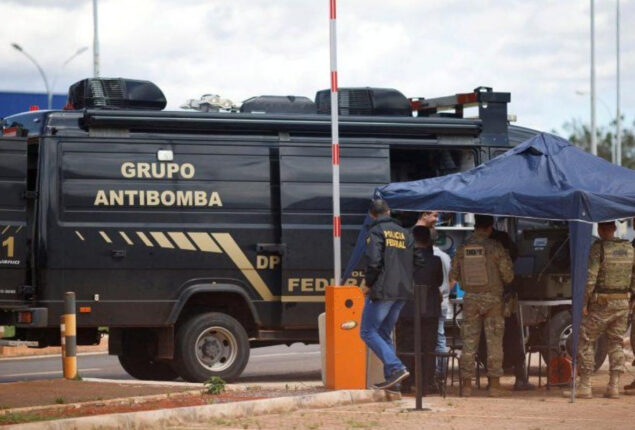 Brazilian detained over inauguration bomb plot