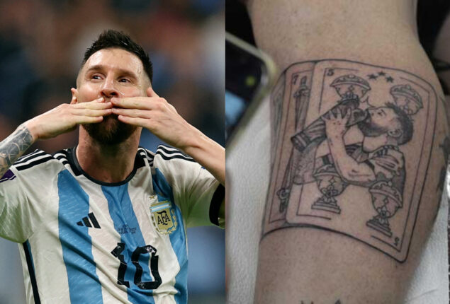 Fans lining up in Buenos Aires for tattoos of Lionel Messi