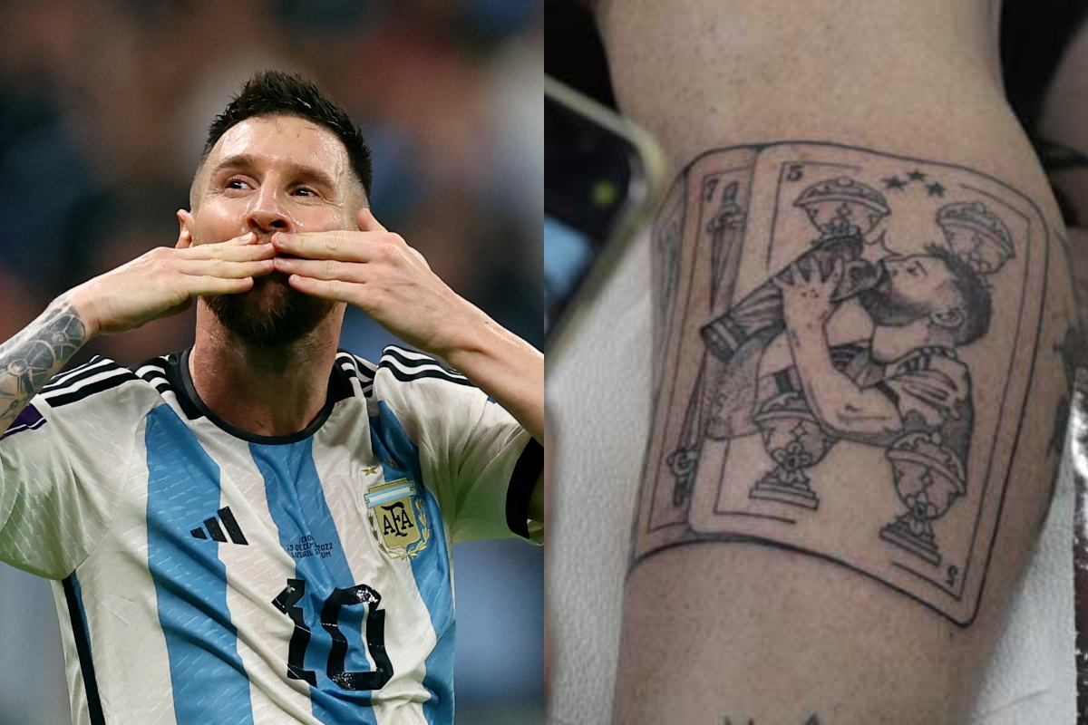 Fans lining up in Buenos Aires for tattoos of Lionel Messi