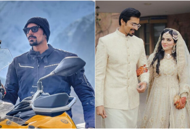 Rana Hamza Saif shares wedding photos with wife