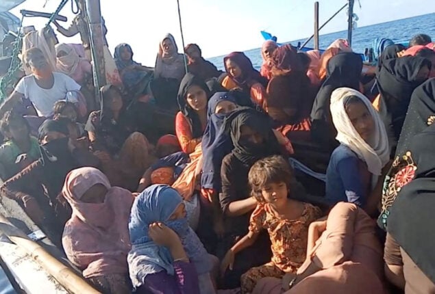 Nearly 200 Rohingya refugees rescued from sinking ship