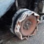 Police catches missing-wheel driver in Nottinghamshire