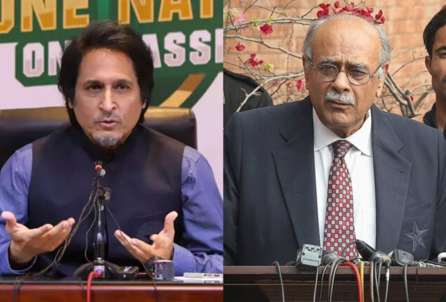 PCB denies Ramiz Raja’s allegations about Najam Sethi’s expenditures