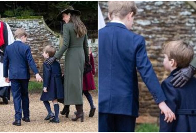 Prince George gestures for Louis ‘mirrors’ William and Harry says experts
