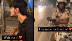 Man plays Kesariya for police, wins online hearts: Watch