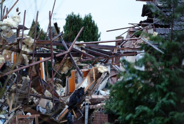 Gas explosion in Worcestershire leaves man critically ill