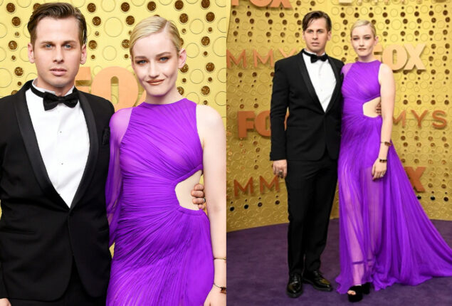 Julia Garner and their husband Mark Foster share a rare photo