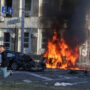 Residents of Kyiv defy Russian missile attack