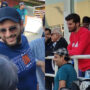 PAK vs NZ: Shaheen Afridi and Shahid Afridi spotted enjoying Test match in Karachi