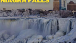 Niagra Falls change into Winter Wonderland