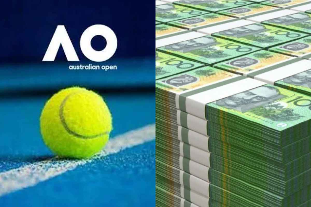 Singles winners at Australian Open will get roughly 3 million Australian dollars