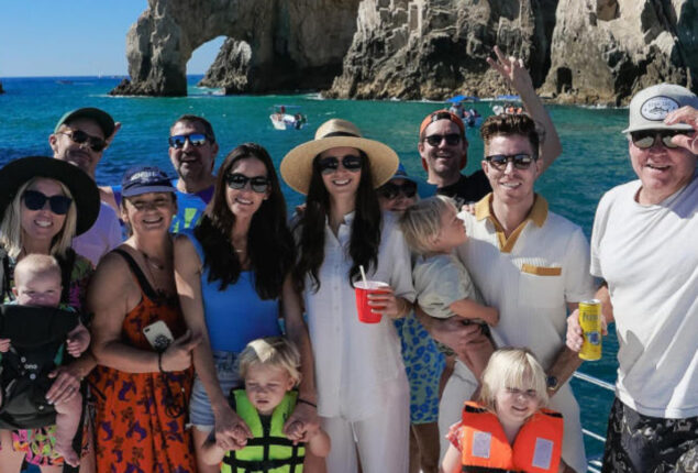 Shaun White and Nina Dobrev enjoying a vacation with family