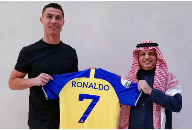 Cristiano Ronaldo signs two-year deal with Saudi Arabian club