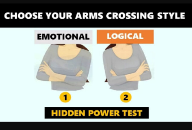The way you cross your arms reveals your hidden powers
