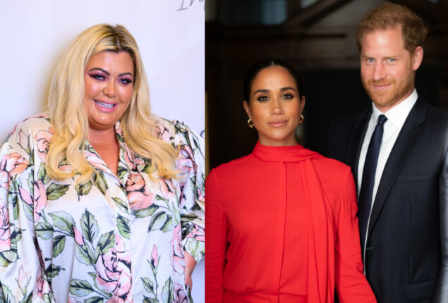 Gemma Collins warns Prince Harry and Meghan Markle