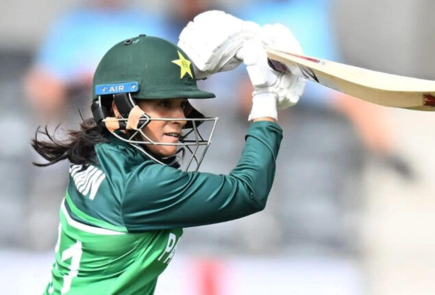 Sidra Ameen achieved ICC Women’s Player of the Month title