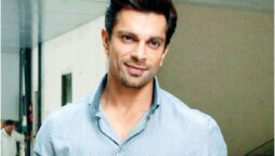 Karan Singh Grover assembles a cradle for Devi