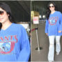 Katrina Kaif spotted in blue outfit at the airport