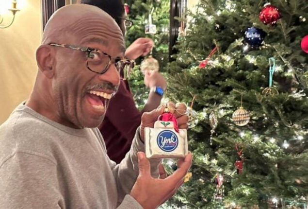 Al Roker spends Christmas with his family following hospital stays
