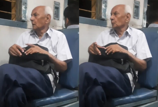 Viral Video: Elderly man sings ‘Tum Hi Aana’ in local train