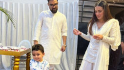 Iqra Aziz and Yasir Hussain look beautiful at family wedding