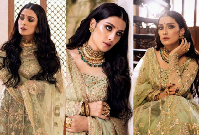 Ayeza Khan’s shoot for a Pakistani designer went viral