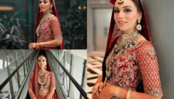Maryam Noor looks extremely beautiful on her Baraat