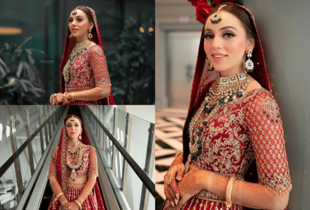 Maryam Noor looks extremely beautiful on her Baraat