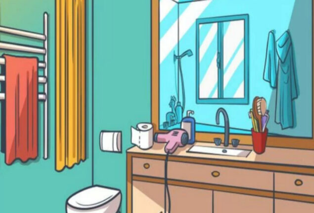 Optical Illusion: Only 1% can find the chicken in this bathroom