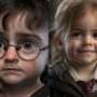 AI turns Harry Potter, Ron, Hermione, and others into toddlers!