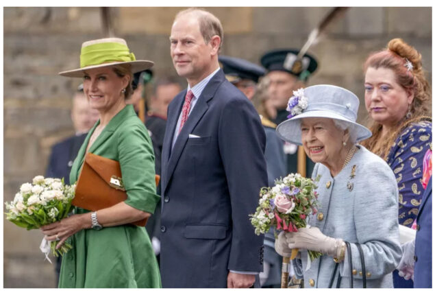 Prince Edward and Sophie Share Photos of Queen Elizabeth on Christmas Card